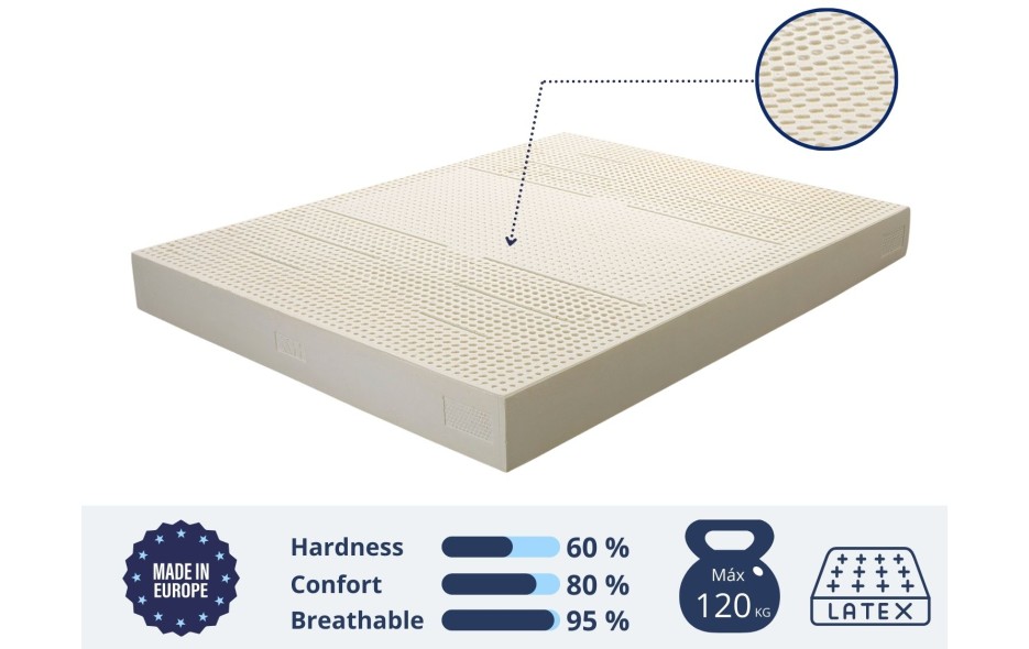 MATELAS 100 % LATEX 20CM | XALUCA