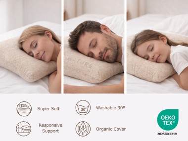 ALMOHADA LÁTEX ORGÁNICA - ALTURA 12CM 2