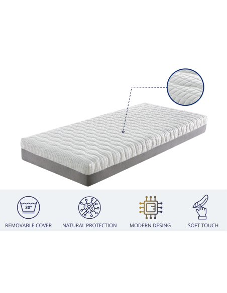 VISCO ARTICULATED MATTRESS - HEIGHT 20 CM