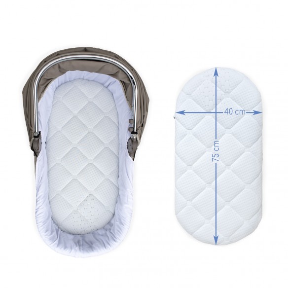 BUNNY BABY CARRYCOT MATTRESS 3 CM