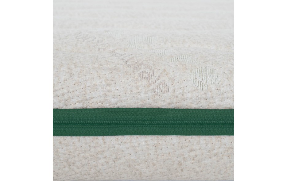 MATELAS EN MOUSSE AVEC CANAUX D'AIR ET FIBRE DE COCO HAUTEUR 11CM