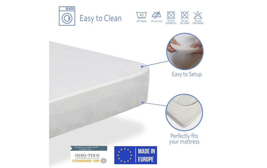 PACK COLCHÓN ERGO CONFORT ALTURA 14 CM + ALMOHADA + SÁBANA PROTECTORA