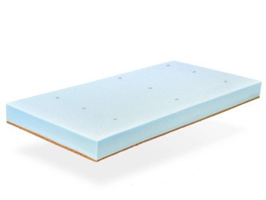 MICRO-PERFORATED FOAM MATTRESS WITH COCONUT FIBER - HEIGHT 11CM