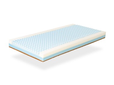 SCHAUMSTOFFMATRATZE MIT LUFTKANÄLEN UND KOKOSNUSSFASER HÖHE 11 CM
