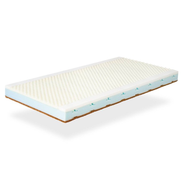 VISCOELASTIC MATTRESS WITH COCONUT FIBER HEIGHT 11CM