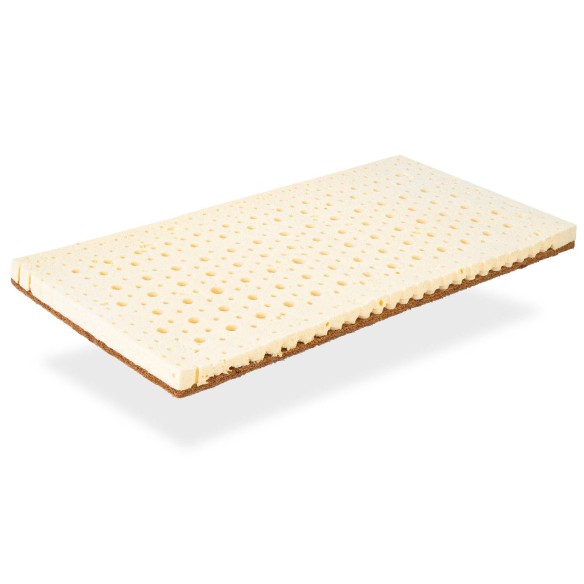 MATELAS MINI BERCEAU 100% LATEX AVEC FIBRE DE COCO