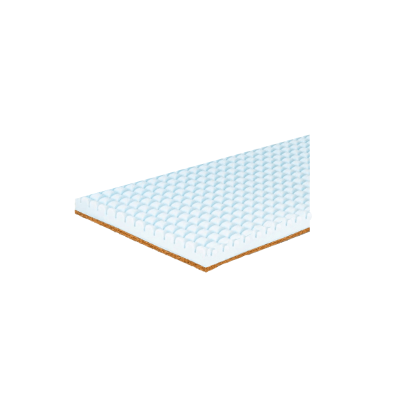 MINI CRIB FOAM MATTRESS WITH COCONUT FIBER AIR CHANNELS