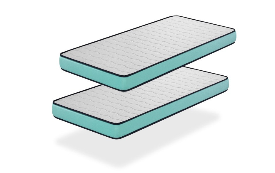 LOT OF 2 PRO COMFORT MATTRESSES - HEIGHT 14 CM