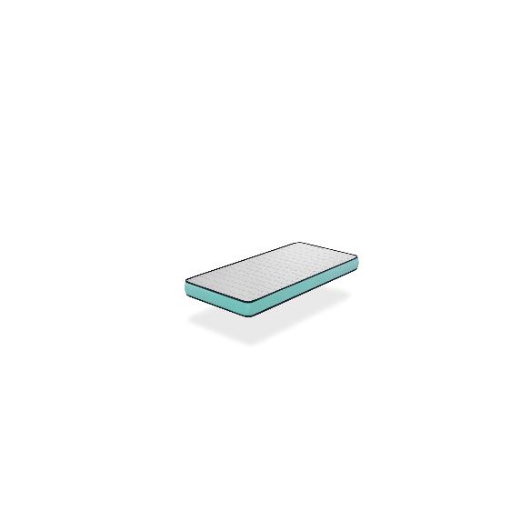 LOT DE 2 MATELAS PRO CONFORT - HAUTEUR 14 CM